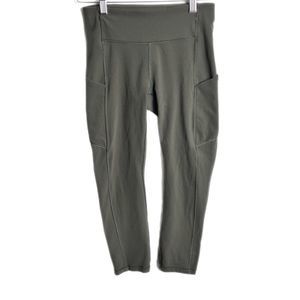 Lululemon Olive Green Crop Tights
